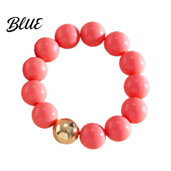 Ladies Bracelet Beaded Jewelry for Women Acrylic Big Beads Choker