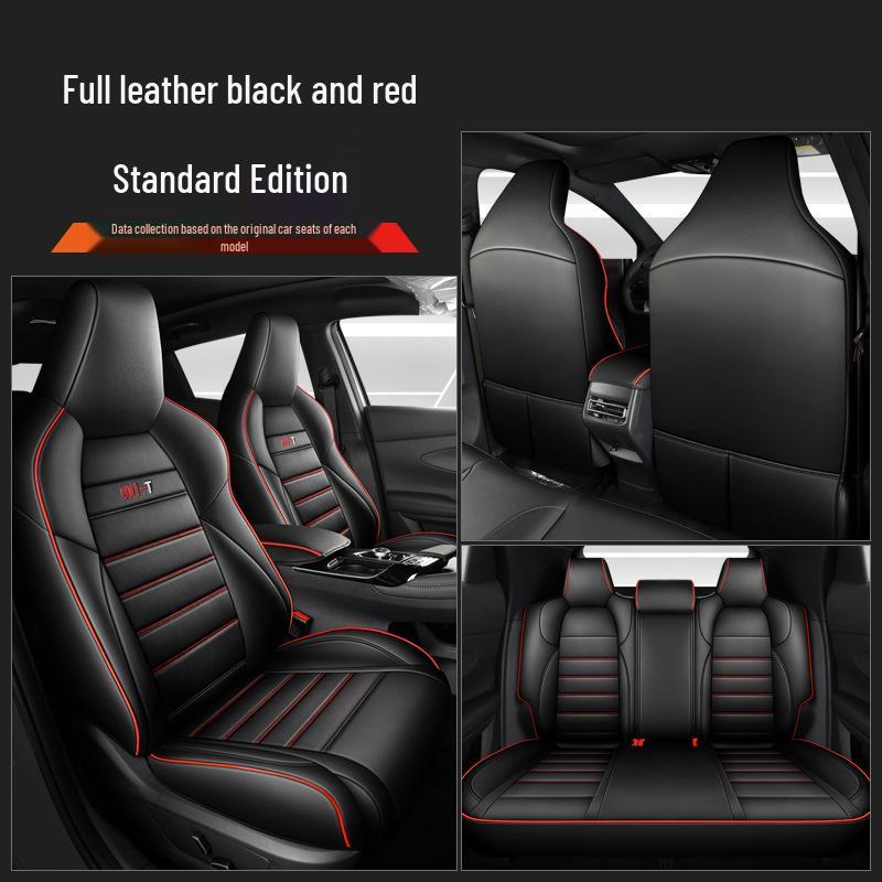 Changan UNI-T Sports Leather Car Seat Cushion Cover - All-Season Full Set