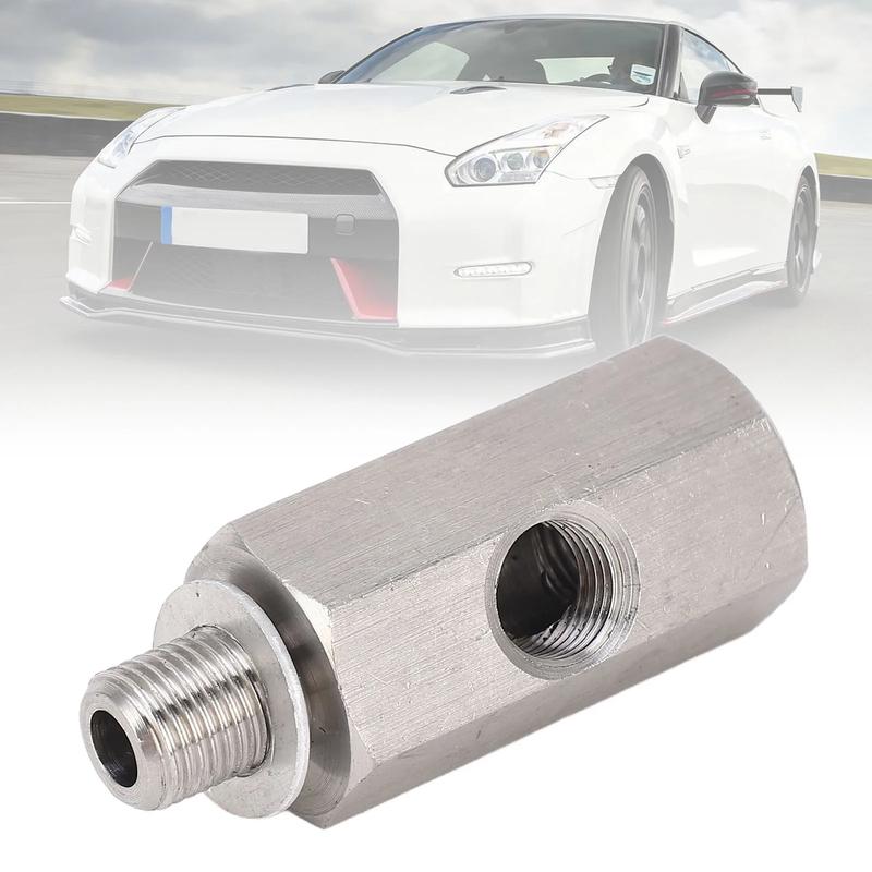 M10x1 auf 1/8NPT Edelstahl Motor Turbolader Anschluss Dreiwege Hydraulischer Adapter Automobilteile