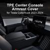 Center Console Cover For Tesla Cybertruck 2025 2025 TPE Scratch Resistance Car Armrest Box Cover Protector Pad Car  Accessories