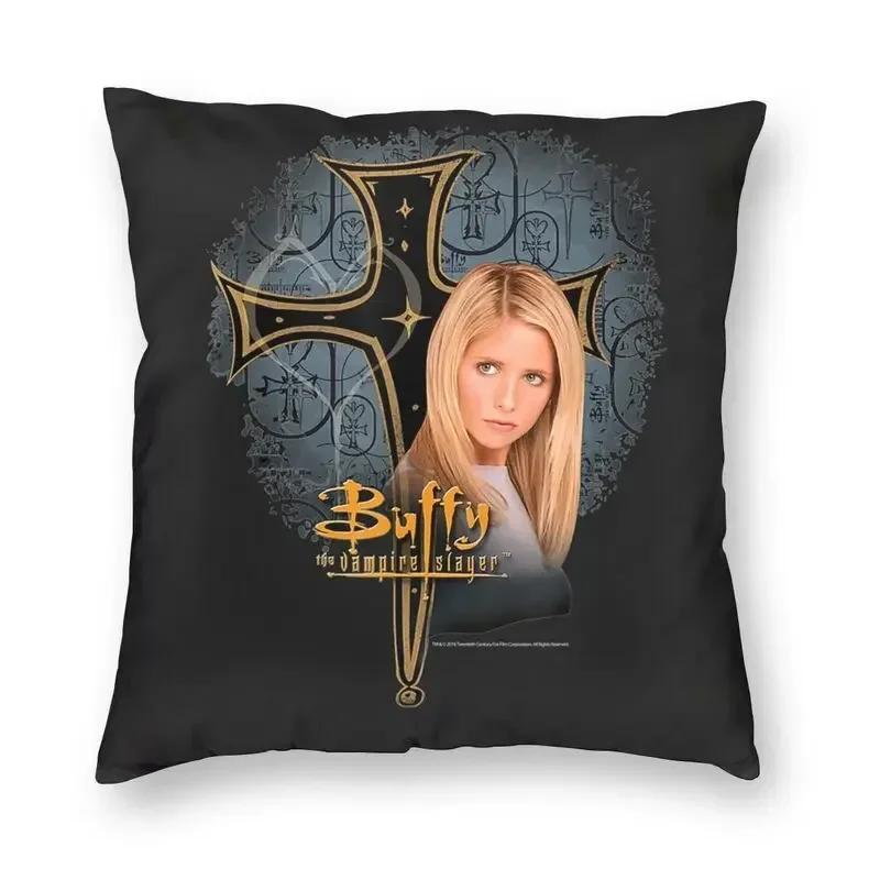 Buffy The Vampire Slayer Weapons Cushion Cover Home Decorative D Printing Horror Drama Tv Throw Pillow Case For Living Room