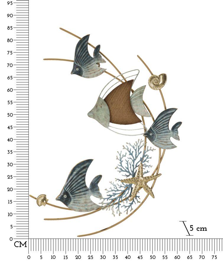 Wall Iron Panel Dory Cm 61X5X86