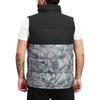 adidas Tiedye Down Vest High Collar Padded Winter Men Vest Black Grey GE9985