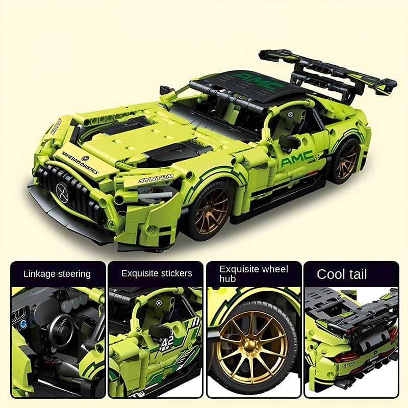 1:14 Sports Car Building Blocks Famous Racing car Assembly building blocks expert Speed Car Model Brick Moc Toy Boy Holiday Gift NO BOX