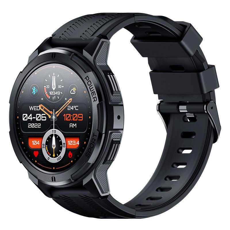 

Outdoor Smart Watch C25: 1.43-inch AMOLED, 1ATM Waterproof, Always-on Display, Bluetooth Calling темно-серого