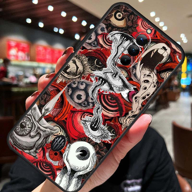 Scary Face Eyes Case For ZTE Nubia Red Magic 8S 9S 10S 8 9 10 Pro Plus 6S 7S 6 7 Pro 5G 6R 11 Pro Plus Cover