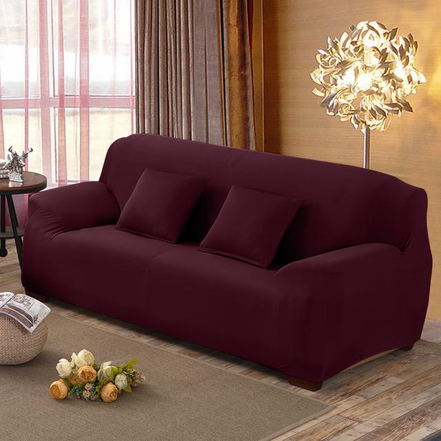 Husă elastică pentru canapea de culoare solidă Huse elastice pentru canapea pentru sufragerie Funda canapea scaun husă canapea Decor acasă 1/2/3/4 locuri