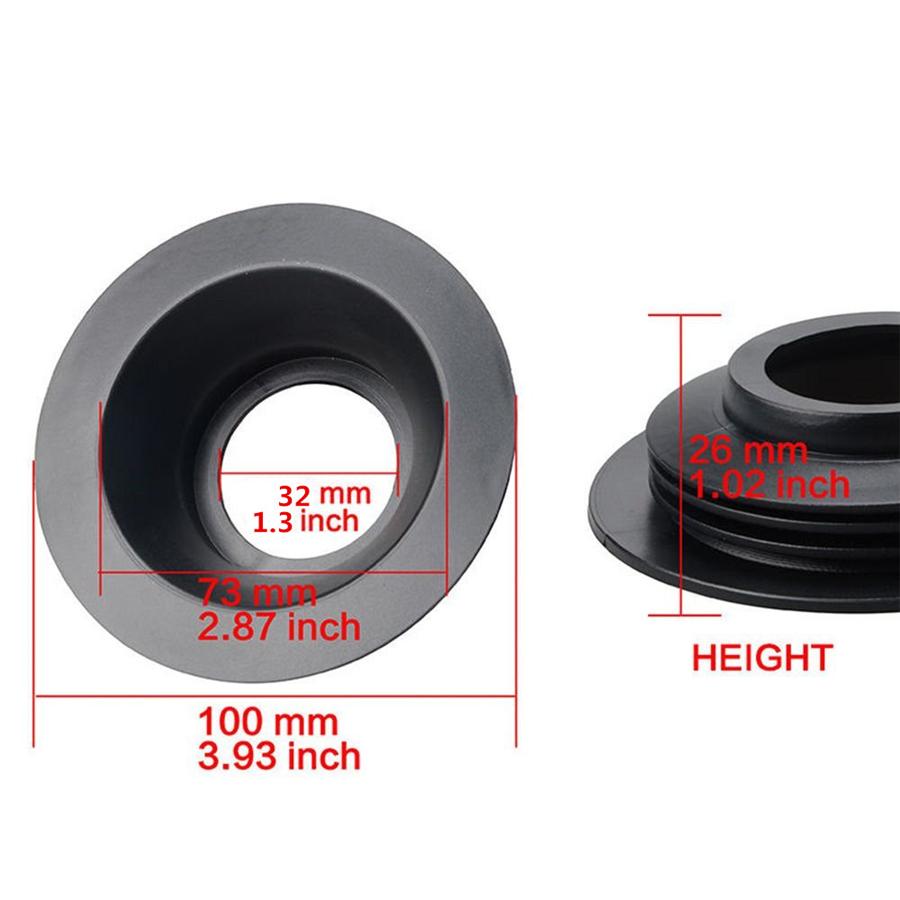 New 2 X Black Rubber Car Off-Road LED Headlight Retrofit Housing Seal Cap Dust Cover