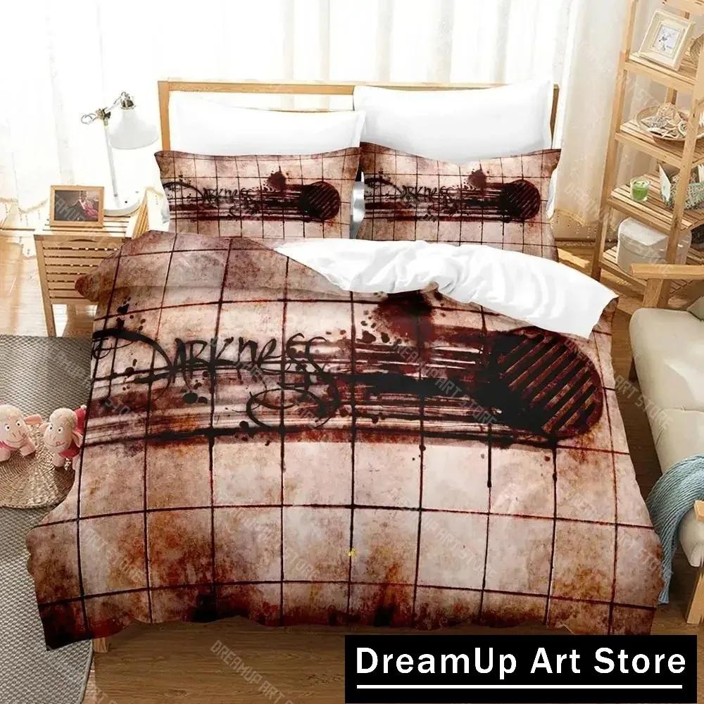Game The Darkness Bedding Set Single Twin Full Queen King Size Bed Set Adult Kid Bedroom Duvetcover Sets 3D Anime Bed Sheet Set
