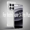 Frameless Slim Skin Matte Hard Back Cover Case On For Xiaomi Redmi Note 14 Pro Plus Note14Pro+ G ShockProof Coque