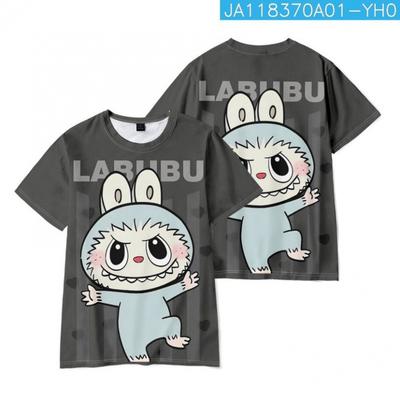 Personalized Cute Cartoon Anime Image 3D Digital Printing Summer Tops Fashion Breathable Children's Short T-shirt