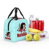 Maßgeschneiderte Mafalda Manga Thermoisolierte Lunchtaschen Damen Argentinien Cartoon Tragbarer Lunchbehälter für Reiseaufbewahrung Lebensmittelbox