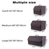 Car Storage Box Large Capacity Car Trunk Organiser Bag Auto Tools Stowing Tidying Leather Folding For Emergency Storage Box
