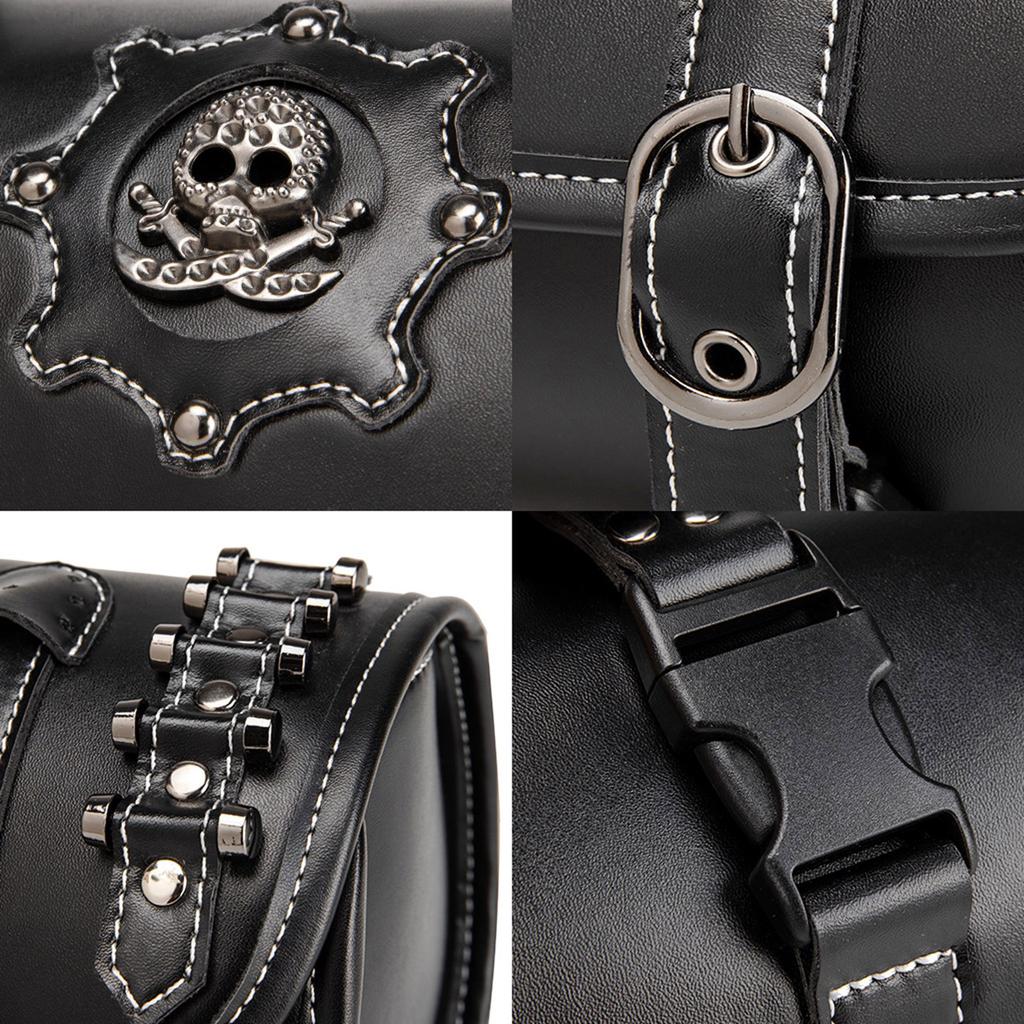Borsa a Rullo per Moto Borsa Attrezzi per Moto Borsa Anteriore Borsa per Manubrio Forcella Anteriore Custodia Porta Attrezzi da Sella