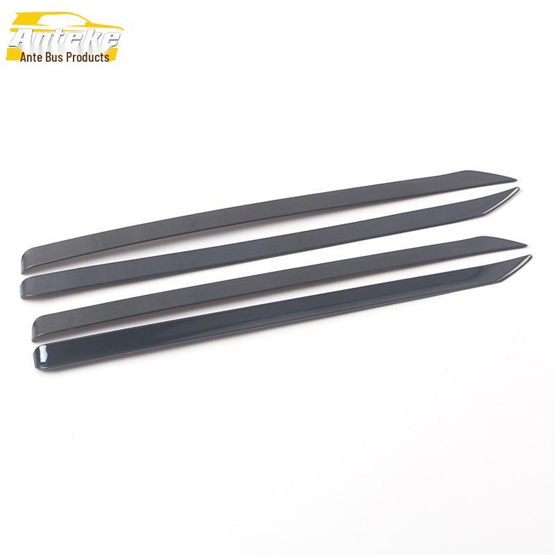 Evos Interior Door Trim: Stainless Steel Edge Bumper, Bright Strip, Decorative Sticker Accessories
