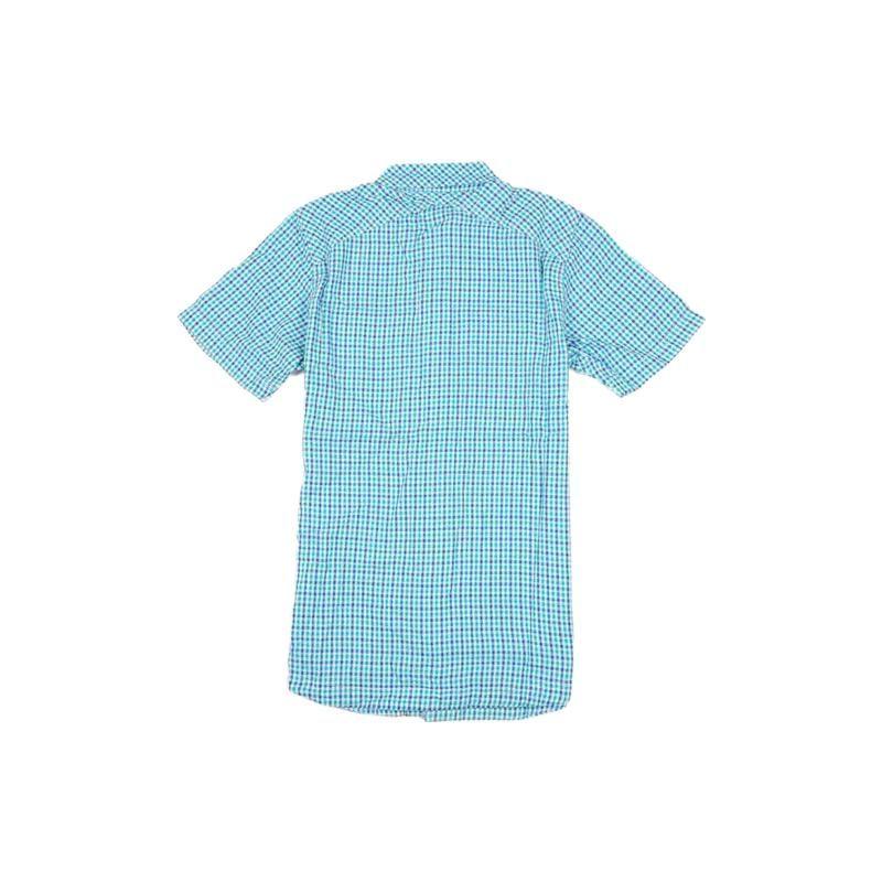 Jordan Casual Plaid Short Sleeve Shirt Men Tops Blue 467351-102