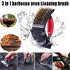 BBQ Grill Brush Multifunctional Grill Scraper Ergonomic Barbecue Brush Heavy-Duty Scrubber Grill Brush For Outdoor Camping Grill