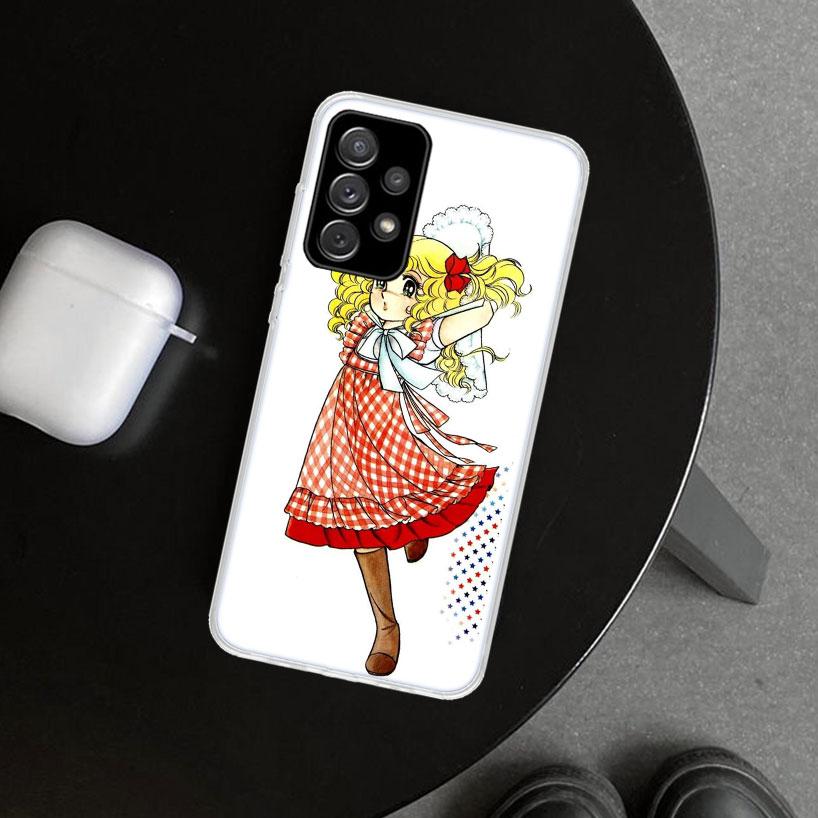 Anime Candy Phone Case Cover for Samsung Galaxy A12 A22 A32 A52 A72 A02S A51 A50S A31 A20S A10S Note 20 Ultra 10 Plus Galaxy A12