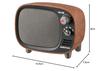 OHM AudioComm Bluetooth Wireless Speaker, Retro Woodgrain Brown, ASP-W900Z-WK (Product Code: 03-0397)