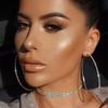 2022 Fashion Jewelry Personalized Exaggerated Hoop Earring Oversized Custom Statement Design Oval Memory Geometric Drop Earring