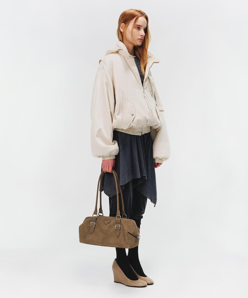 Fennec Soty Buckle Bag - Pebble Camel