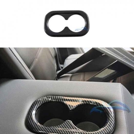 For Honda CR-V CRV Rear Armrest Water Cup Holder Frame Carbon Fiber -2024