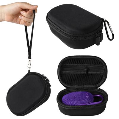 EVA Hard Case Shockproof Hard Travel Case Splashproof Travel Carrying Bag with Mesh Pocket for JBL Clip 5 Speaker & Accessories