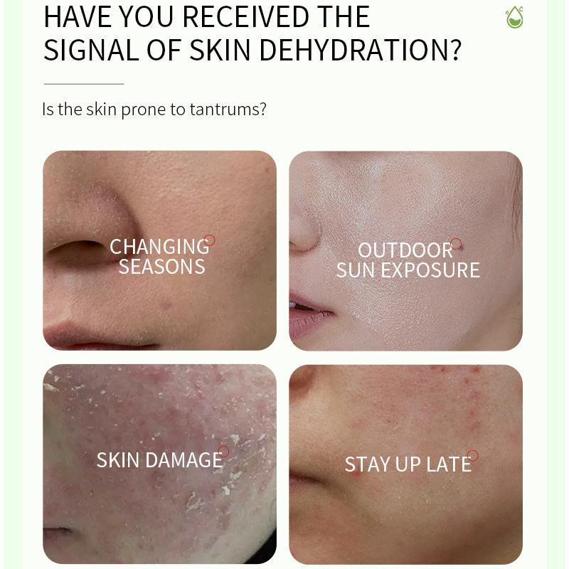 Sérum hydratant au panthénol pour une peau plus lumineuse et lisse. Soin du visage à l'acide hyaluronique. Essence pour le visage.