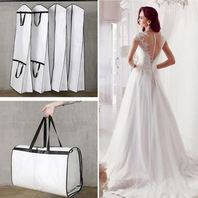 Thickened Wedding Dress Dust Cover Double-sided Dress Storage Protector  Bridal Gown Protection