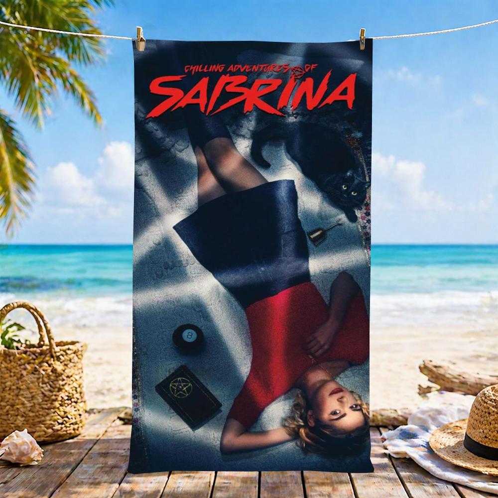 S-Sabrina Serviette Microfibre Serviette de Plage, Séchage Rapide, Sans Sable, Fibre Ultra-Fine, Super Douce. 60x35CM