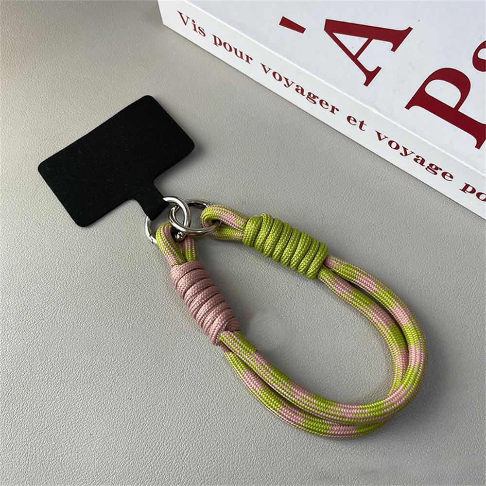 Coloful Can Be Carried Twist Rope Lanyard Hanging Decoration Phone Anti-loss Pendant Fashion Strong Wrist Short Straps Band