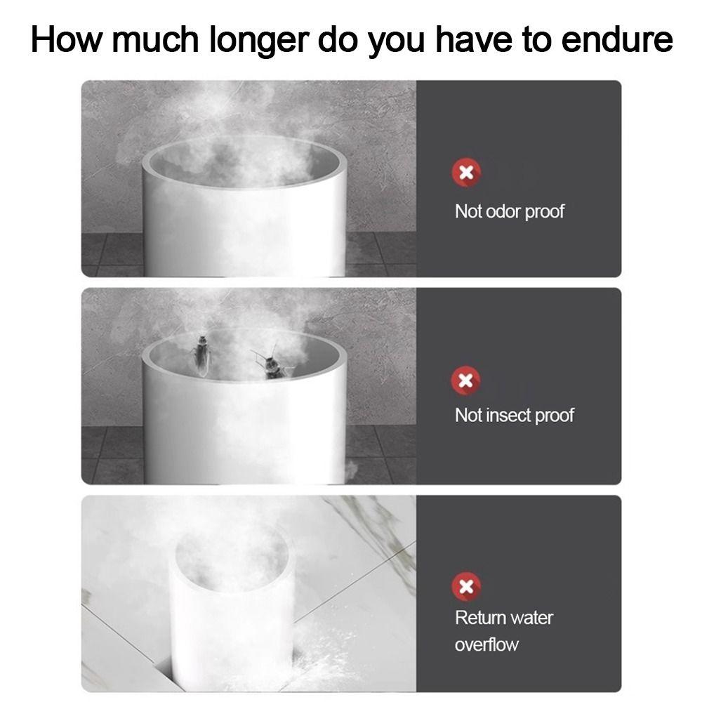 Anti Odor Water Pipe Plug Conical Shape Floor Drain Stopper Bathroom Accessories