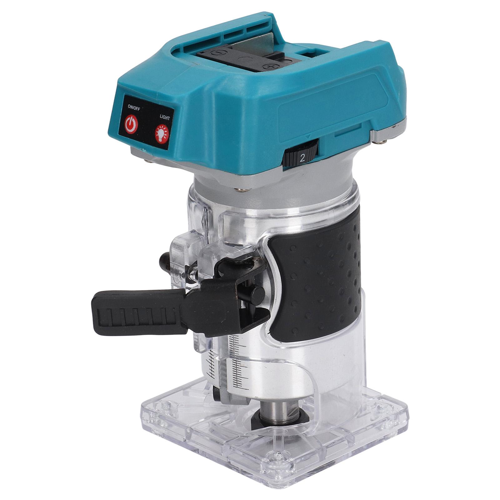 

Бесщеточный литиевый обрезной станок для резьбы по дереву Бесщеточный деревообрабатывающий фрезерный станок 18 В аккумуляторный триммер для отверстий