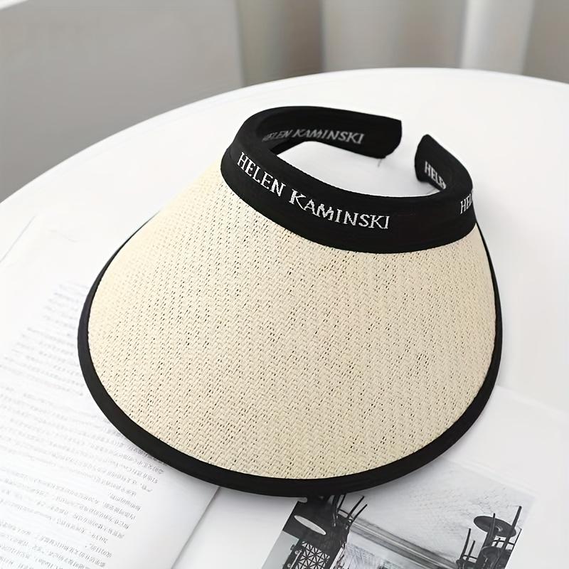 1Pcs Fashionable and Handsome Women's Outdoor Sun Hat, Empty Top Hat. Women's Sun Hat. Sun Hat Suitable for Outdoor Camping and Sports.