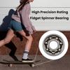 10Pcs Deep Grooves Ball Bearing High Precisions Steel Miniature Open Bearing Inline Skate Spinners Bearing Easy to Use