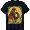 NEW LIMITED King Jesus Christ Virgin Mary Magdalene T-Shirt Unisex T-Shirt