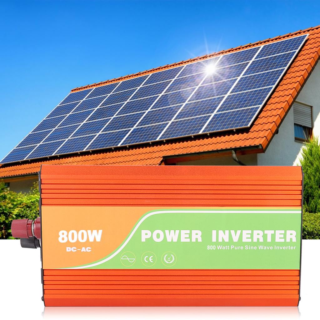 800W High Frequency Pure Sine Wave Car Solar Power Inverter 220V Output Voltage