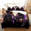 Video Game Smite Bedding Set, Duvet Cover & 2 Pillowcases, Mythology Character Pattern Breathable Fabric All Season Use
