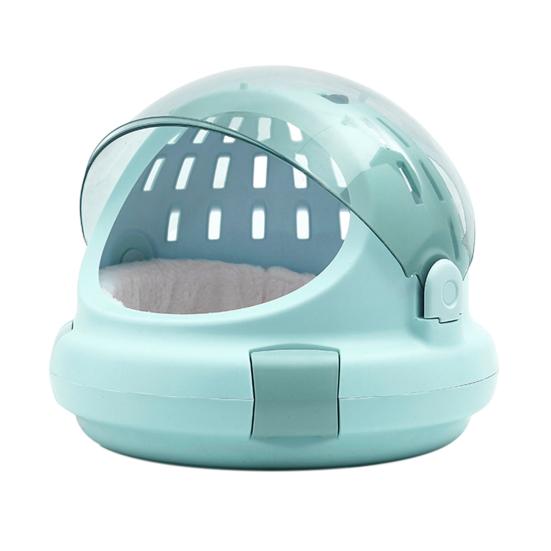 

Переноска для домашних животных Space Capsule с подушкой, маленькая, дышащая, для перевозки домашних животных в автомобиле зелёный