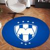 Club De Fútbol Monterrey (1) Round Office Rug Decorative Floor Rug for Office Bedroom Living Room and Home Space