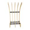 Surfboard Storage Rack with Padding Wood Finish Multi-Compartment Board