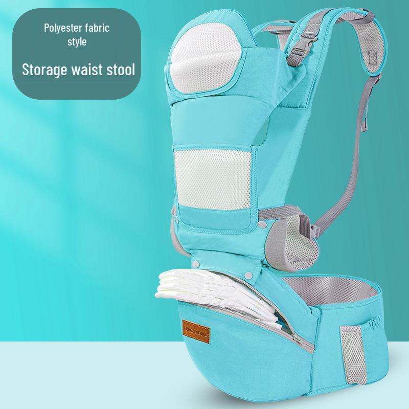 Breathable Summer Baby Carrier Waist Stool Mesh Sling for Infants and Toddlers
