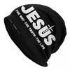 Custom Yeshua Jesus Christian Skullies Beanies Caps Unisex Winter Warm Knitting Hat Street Adult Bonnet Hats Outdoor Ski Cap