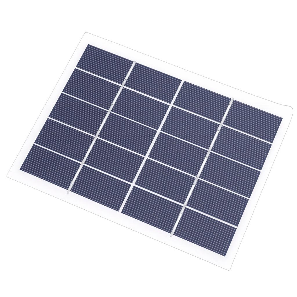Solar Panel 3W Type C Interface Polycrystalline Silicon Solar Panel for Courtyard Light Security Camera