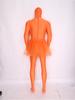 Tuta Cosplay Arancione da Uomo Intera con Guanti Maniche Lunghe Piedi Coperti con Cappuccio