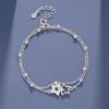 Korean Style S925 Sterling Silver Starry Sky Bracelet - Elegant, Simple, Stackable High-End Design for Women.