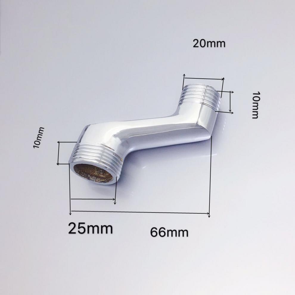 2Pcs Shower Faucet Curved Foot Adjustable Adapter Solid Brass Wall Mounted Replacement Angle Valve Kitchen Bathroom Accessories