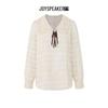 JOY SPEAKER 2025 Spring Lace Chiffon Blouse