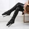 Fashion 18cm Extreme High Heels Women Thigh Ballet Boots,Fetish Pole Dance Shoes,Men Cosplay Botas,Black,36-46,Custom Colors,Dropship