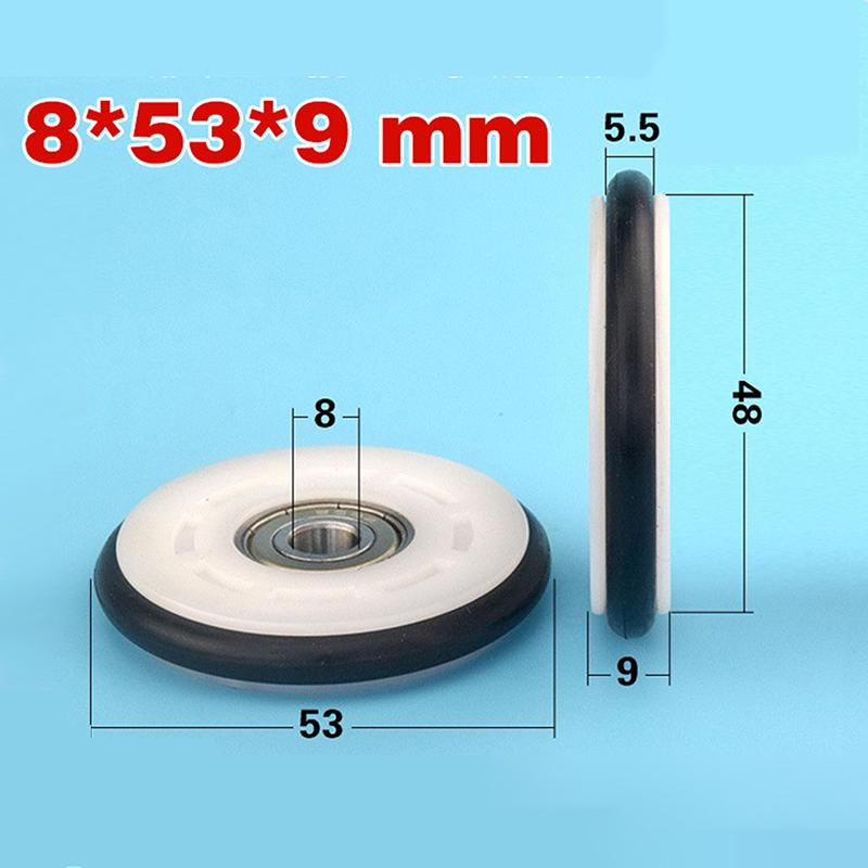 

1 Штука Низькошумне Колесо з Підшипником Гумове Покриття з O-Кільцем Безшумне Еластичне 625Z 695Z Роликове Колесо Шків Інструмент для Риболовлі 8x53x9mm